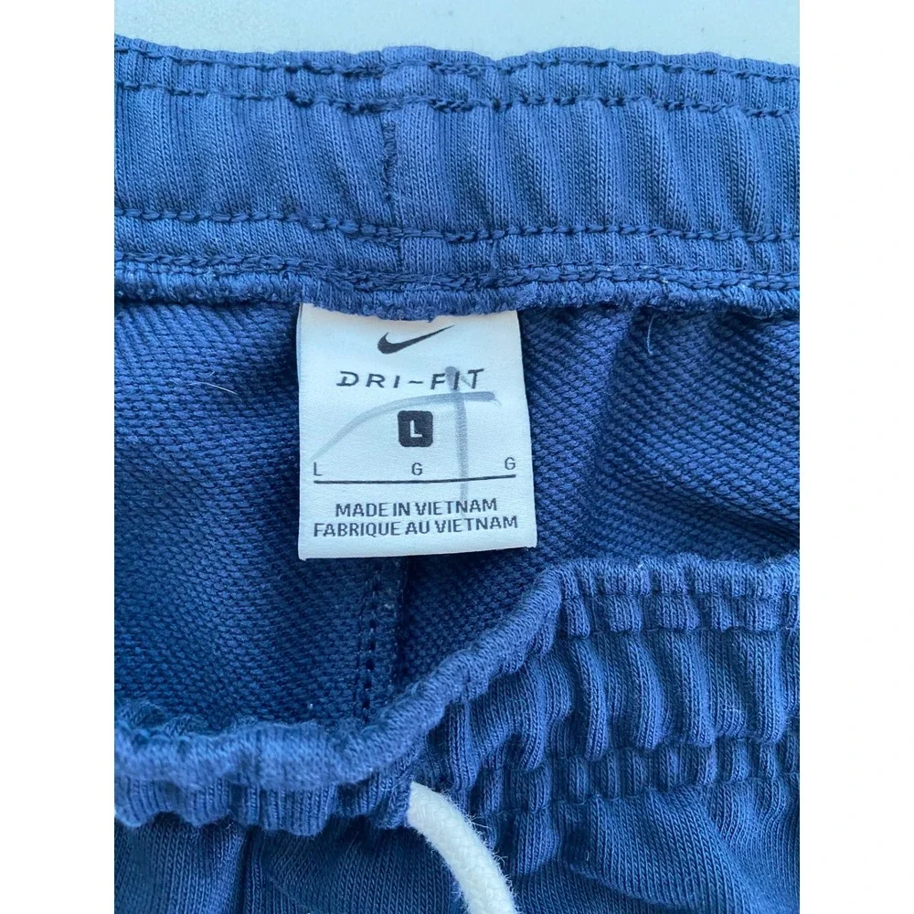 Nike Standard Issue Dri-FIT Mens Navy Blue Basketball Sweatpants Size L Joggers
